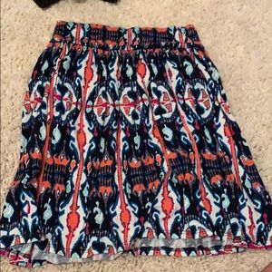 Patterned skirt